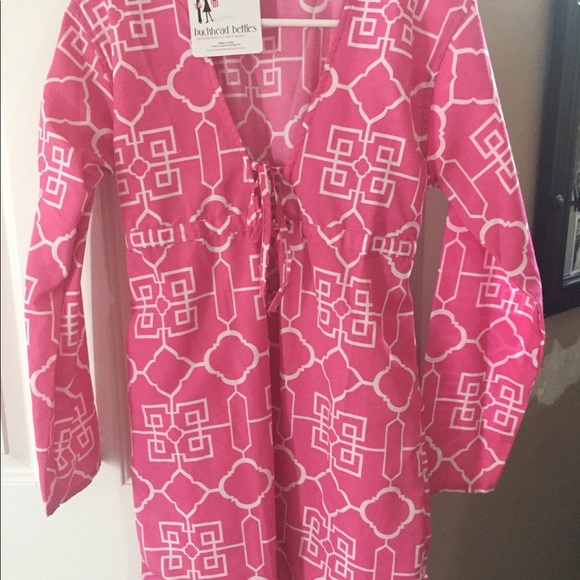 Buckhead Betties Pink Cover Up Small NEW! - Picture 3 of 5
